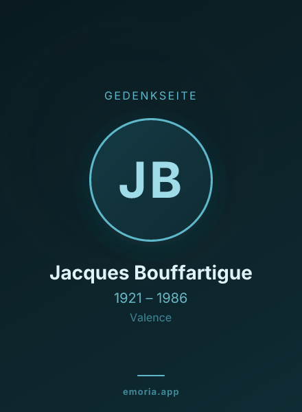 Gedenkportrait von Jacques Bouffartigue