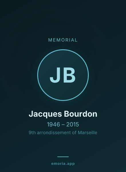 Memorial portrait of Jacques Bourdon