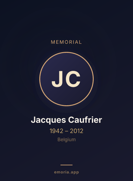 Memorial portrait of Jacques Caufrier