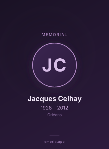 Memorial portrait of Jacques Celhay