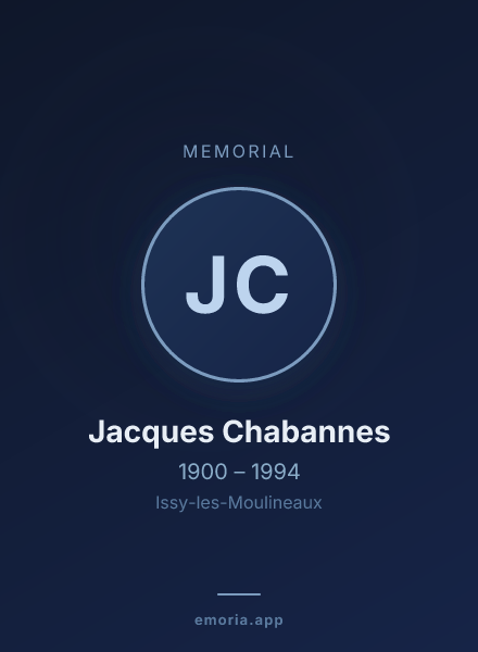 Memorial portrait of Jacques Chabannes