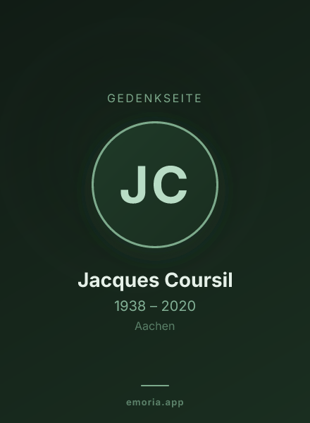 Gedenkportrait von Jacques Coursil