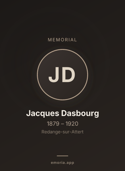 Memorial portrait of Jacques Dasbourg