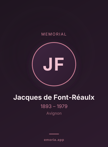 Memorial portrait of Jacques de Font-Réaulx