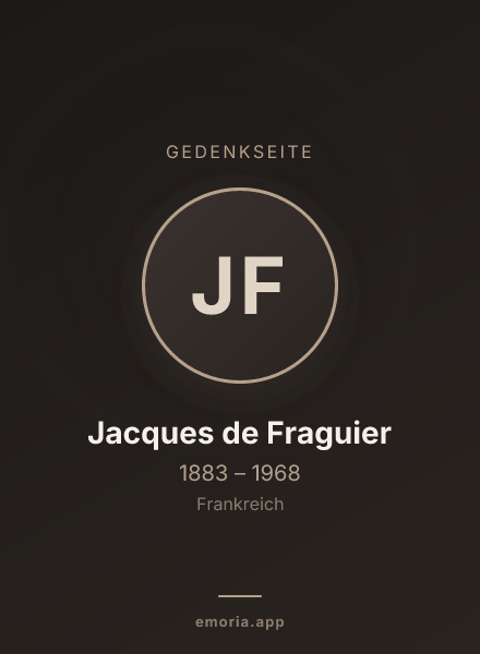 Gedenkportrait von Jacques de Fraguier