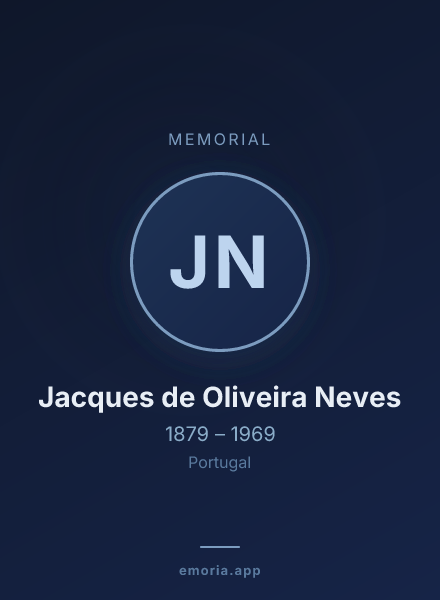 Memorial portrait of Jacques de Oliveira Neves