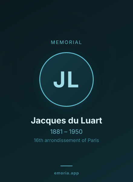 Memorial portrait of Jacques du Luart