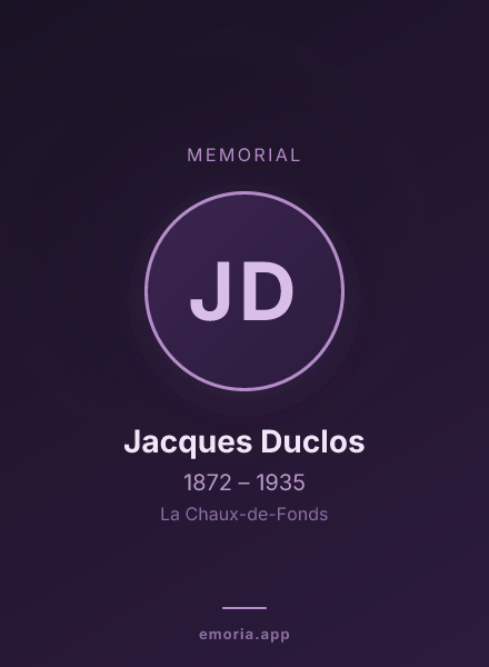 Memorial portrait of Jacques Duclos
