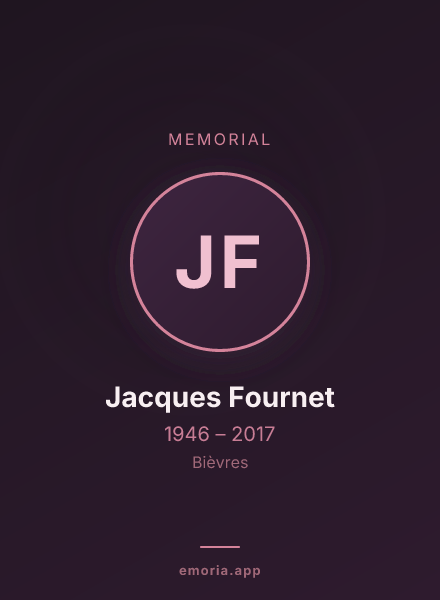 Memorial portrait of Jacques Fournet