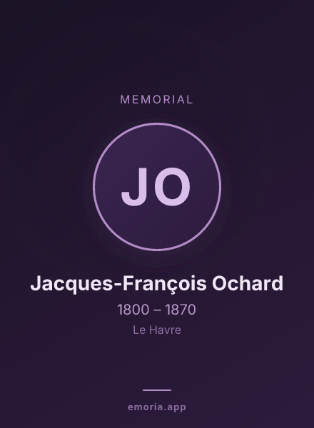 Memorial portrait of Jacques-François Ochard