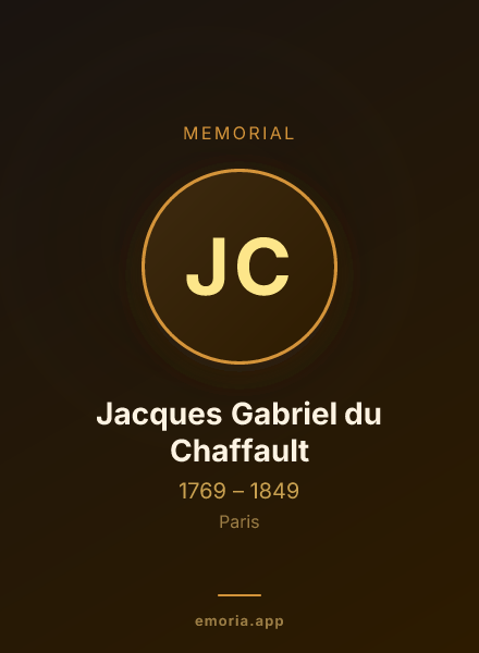 Memorial portrait of Jacques Gabriel du Chaffault