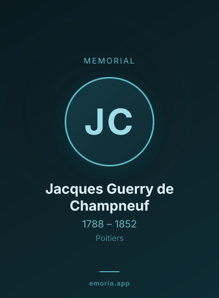 Memorial portrait of Jacques Guerry de Champneuf