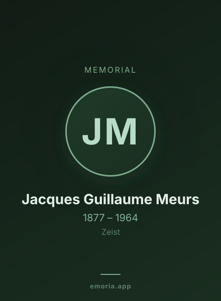 Memorial portrait of Jacques Guillaume Meurs