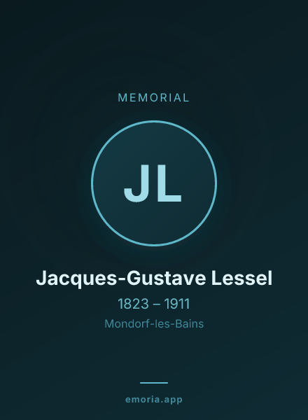 Memorial portrait of Jacques-Gustave Lessel