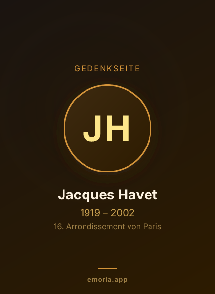 Gedenkportrait von Jacques Havet