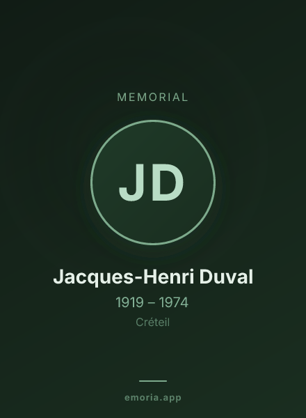 Memorial portrait of Jacques-Henri Duval