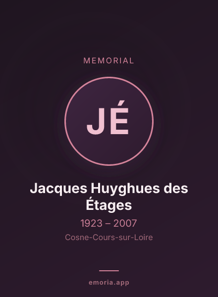 Memorial portrait of Jacques Huyghues des Étages