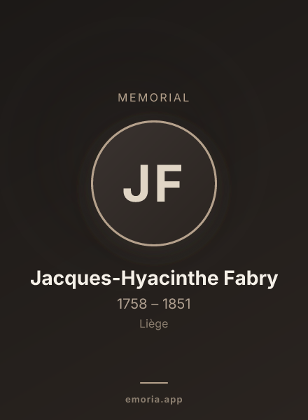 Memorial portrait of Jacques-Hyacinthe Fabry