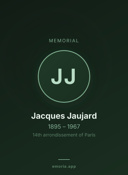 Memorial portrait of Jacques Jaujard