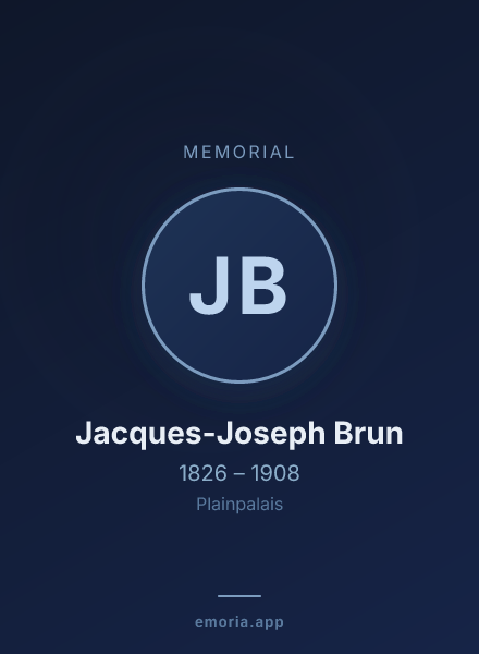 Memorial portrait of Jacques-Joseph Brun
