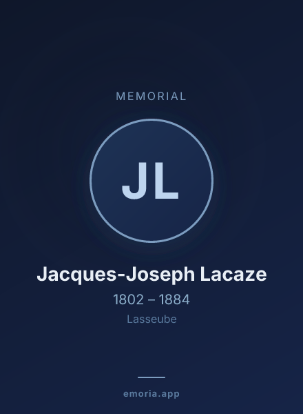Memorial portrait of Jacques-Joseph Lacaze