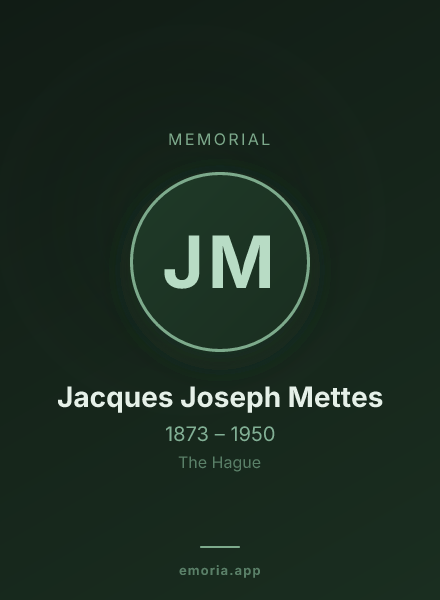 Memorial portrait of Jacques Joseph Mettes