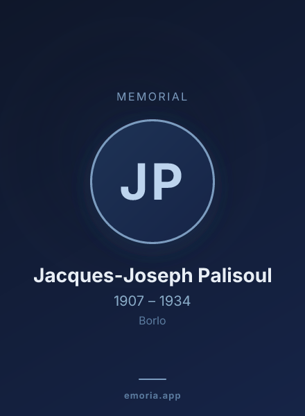 Memorial portrait of Jacques-Joseph Palisoul
