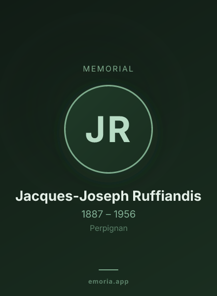 Memorial portrait of Jacques-Joseph Ruffiandis