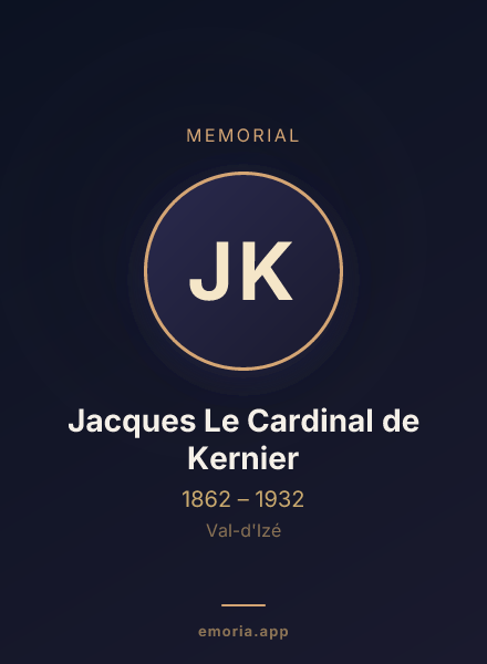Memorial portrait of Jacques Le Cardinal de Kernier