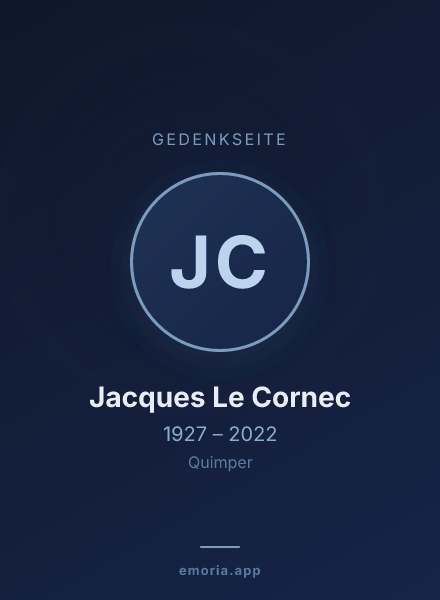 Gedenkportrait von Jacques Le Cornec