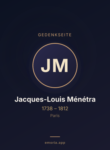 Gedenkportrait von Jacques-Louis Ménétra