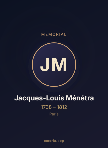 Memorial portrait of Jacques-Louis Ménétra
