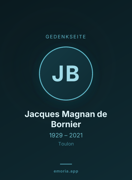 Gedenkportrait von Jacques Magnan de Bornier