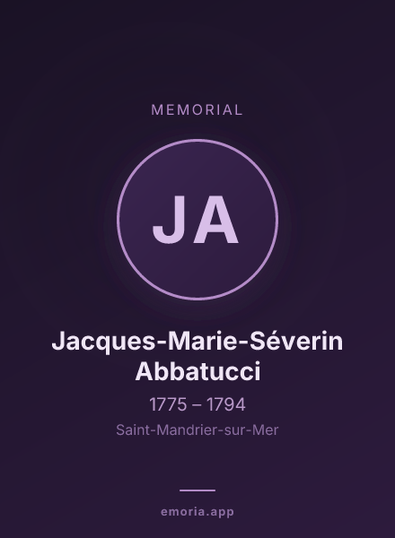 Memorial portrait of Jacques-Marie-Séverin Abbatucci