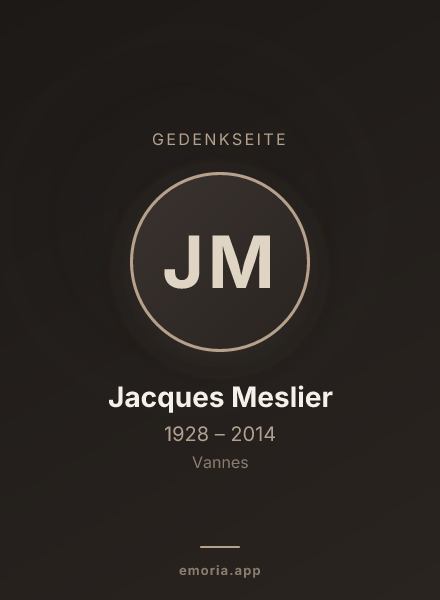 Gedenkportrait von Jacques Meslier