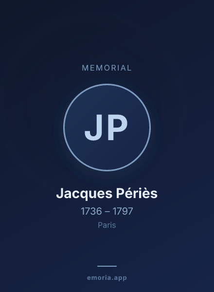 Memorial portrait of Jacques Périès