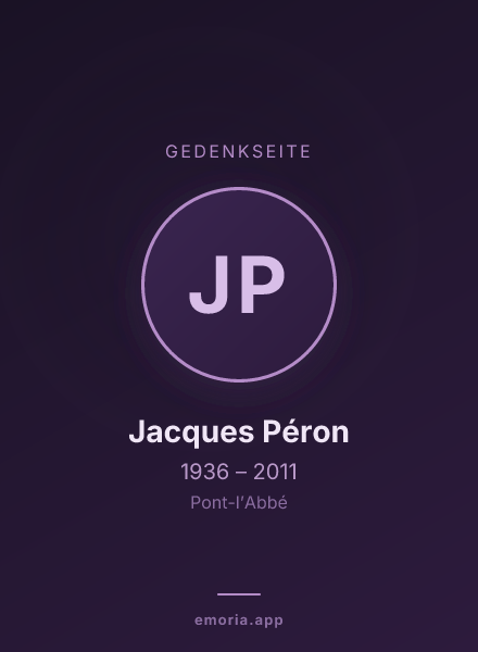 Gedenkportrait von Jacques Péron