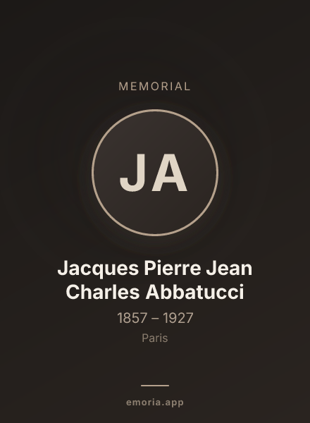 Memorial portrait of Jacques Pierre Jean Charles Abbatucci
