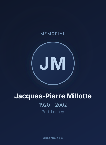 Memorial portrait of Jacques-Pierre Millotte