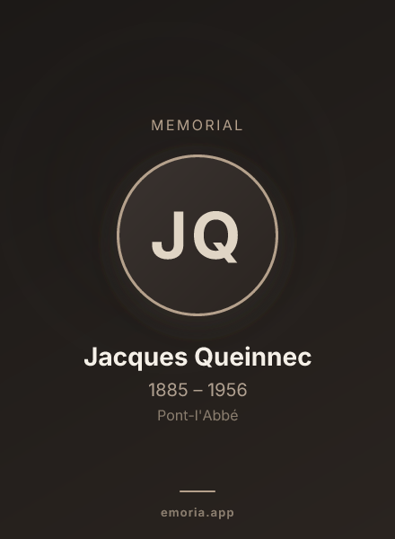 Memorial portrait of Jacques Queinnec
