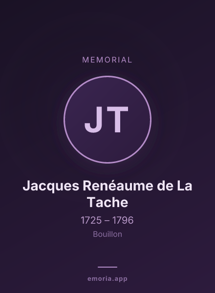 Memorial portrait of Jacques Renéaume de La Tache