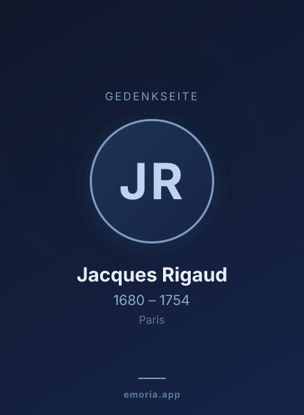 Gedenkportrait von Jacques Rigaud