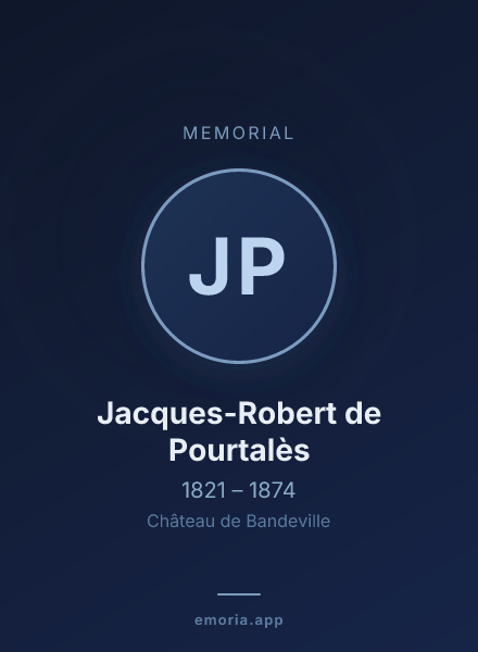 Memorial portrait of Jacques-Robert de Pourtalès