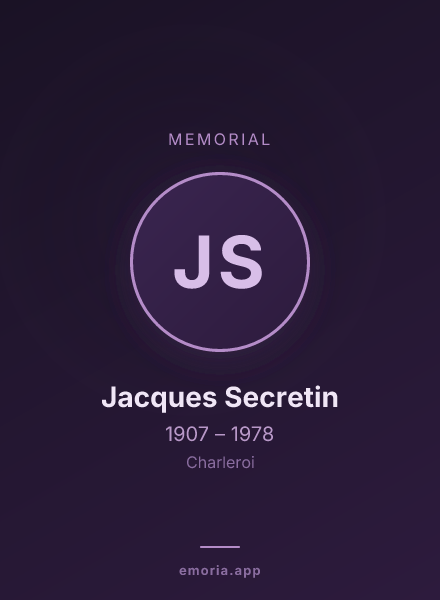 Memorial portrait of Jacques Secretin