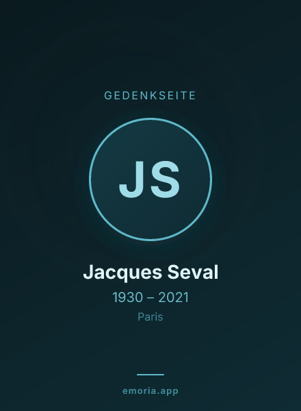 Gedenkportrait von Jacques Seval