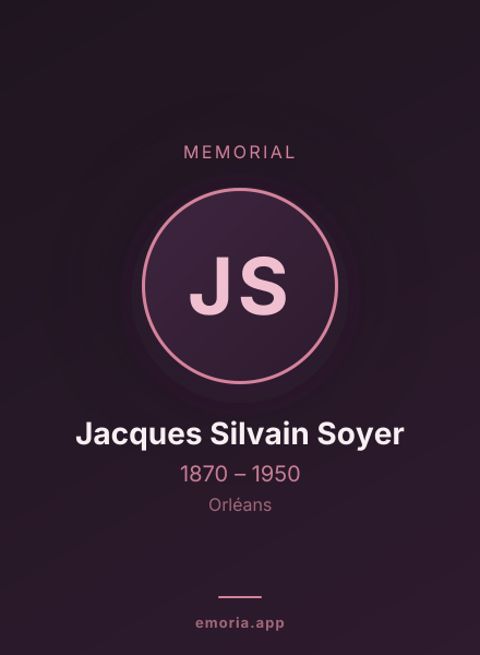 Memorial portrait of Jacques Silvain Soyer