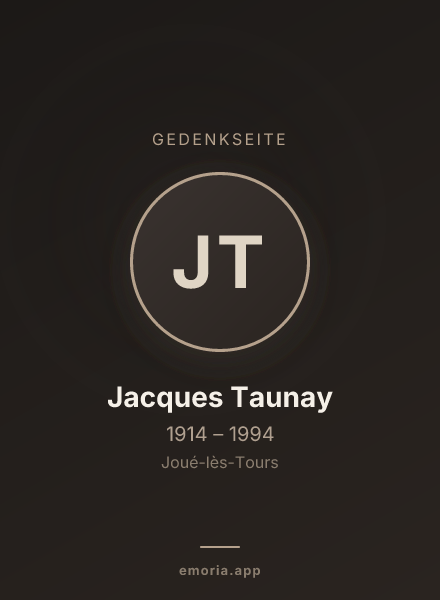 Gedenkportrait von Jacques Taunay