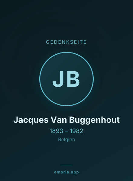 Gedenkportrait von Jacques Van Buggenhout
