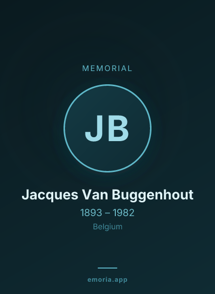 Memorial portrait of Jacques Van Buggenhout