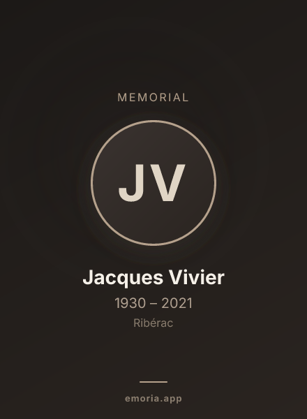 Memorial portrait of Jacques Vivier